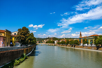 Naklejka premium la città di Verona