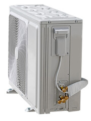 air conditioning compressor isolated on white