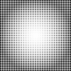 Halftone Silhouette Hexagon Shapes Texture Pattern