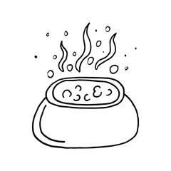 witch potion pot