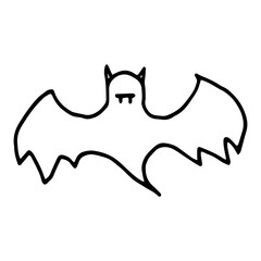 bat in doodle style