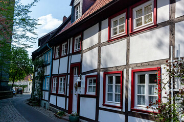 Obraz premium old houses in the city