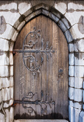 Christ Church Cathedral ground door, Dublin, Ireland