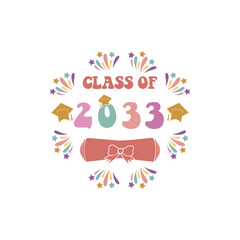 Class of SVG BUNDLE, retro groovy vintage class of svg, Seniors SVG png, Graduation class of svg png, first day of school, Back to School
