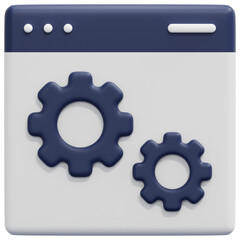 optimization 3d render icon illustration