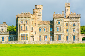 Lews Castle, Victorian era castle in Stornoway, Isle of Lewis, Scotland © beataaldridge