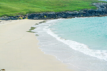 Taoibh Thuath beach on the Isle of Harris in the Outer Hebrides, Scotland
