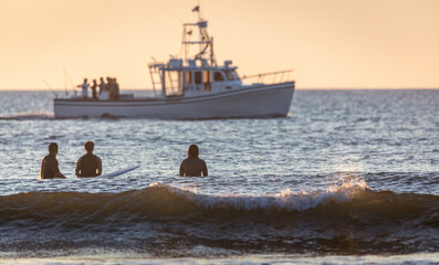 Surfing boaters