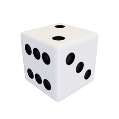 White dice.