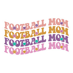 football mom svg png, retro groovy vintage football svg png, Football mama, game day svg, mom svg, Football svg, svg cut files cricut, mom
