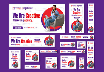 We Creative Agency Web Banner Set