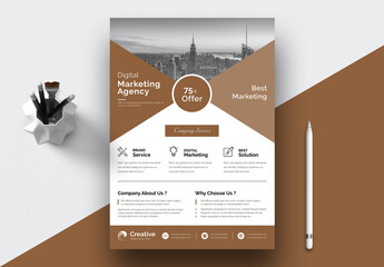 Minimal Marketing Flyer
