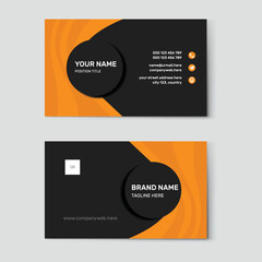 Professional business card design template 