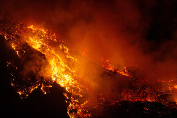 Feu de Forêt de Voreppe et La Buisse en Isère (Massif de la Chartreuse)
