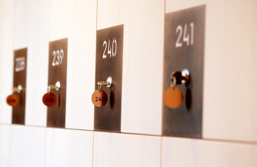 ロッカーのカギ