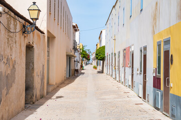 Cityscape from Tabarca Island (Alicante, Spain)