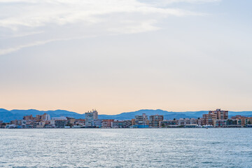 Cityscape from Tabarca Island (Alicante, Spain)