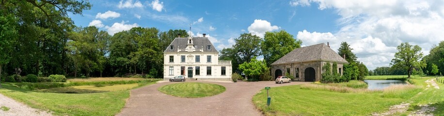 Fototapeta na wymiar Estate Spijker Bosch near Olst in Overijssel (The Netherlands).