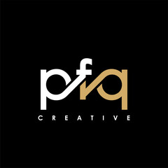 PFQ Letter Initial Logo Design Template Vector Illustration