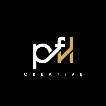 PFL Letter Initial Logo Design Template Vector Illustration
