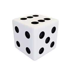 White dice.