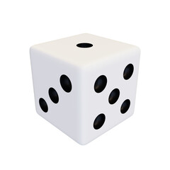 White dice.