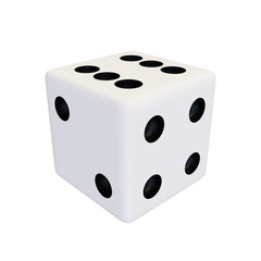 White dice.