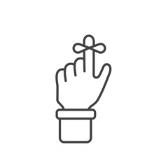 Reminder hand with string tied icons  symbol vector elements for infographic web