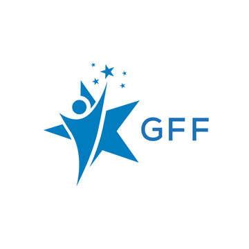 GFF Letter logo white background .GFF Business finance logo design vector image in illustrator .GFF letter logo design for entrepreneur and business.

