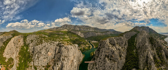 Omiš Croatia Cetina sea river beach