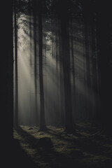 Sonnenlicht durch B&auml;ume 3