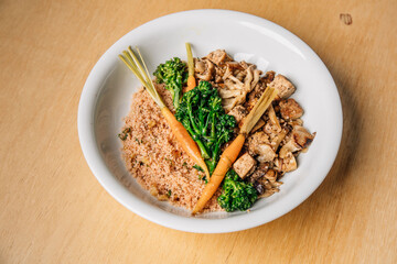 rice with chicken