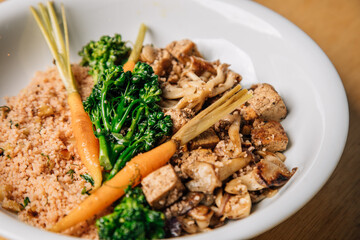rice with chicken