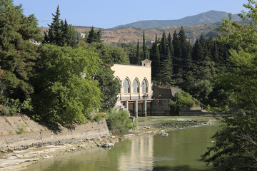 Fototapeta na wymiar the Zemo-Avchalskaya hydroelectric power station Georgia