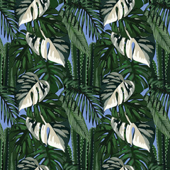 beautiful tropical background vector design 