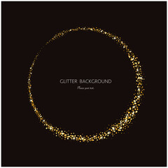 キラキラ輝く魔法の粉-手描きの背景素材