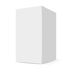 Isolated box packaging, realistic isolated white background, vector illustration, cosmetics box vector, boxes package