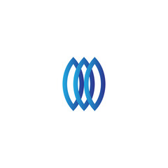 digital money logo, modern web bank logo