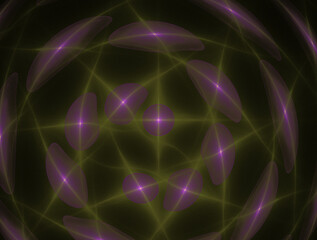 Imaginatory fractal abstract background Image