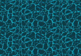 Abstract ocean waves seamless water pattern for clothes print and kids accessories and fabrics and wrapping