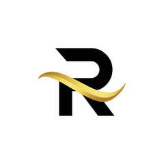 royal luxury circular golden logo, decoration emblem