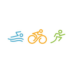 Fototapeta premium sports logo, activity icon, health