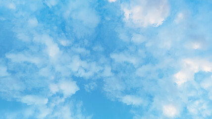 blue sky with white clouds