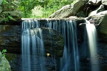 waterfall in Central Park