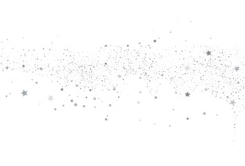 Light silver glitter confetti background. White festive texture.