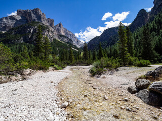 Fototapeta premium Landscape of the Dolomites in Alta Badia