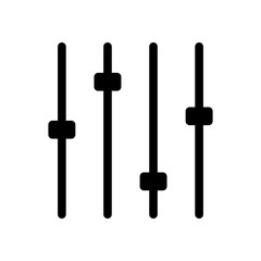 audio manager icon vector illustration on white background.