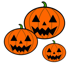 halloween pumpkin set