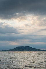Naklejka na ściany i meble beautiful panorama with lake Balaton