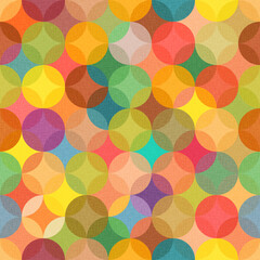retro disco lights seamless abstract pattern